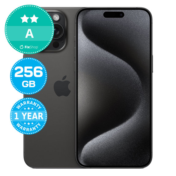 Apple iPhone 15 Pro Max Black Titanium 256GB A Obnovljeno