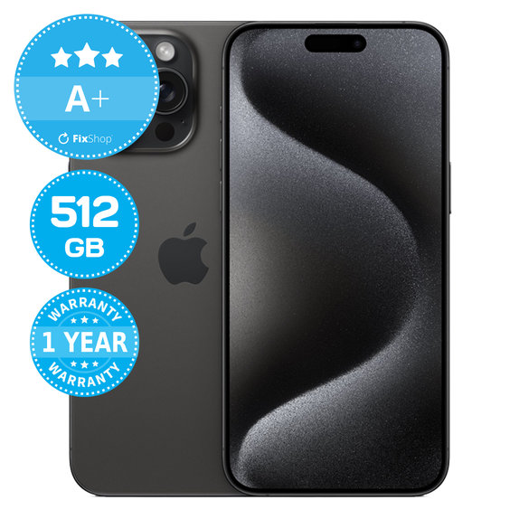 Apple iPhone 15 Pro Max Black Titanium 512GB A+ Obnovljeno