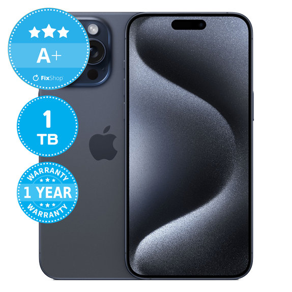 Apple iPhone 15 Pro Max Blue Titanium 1TB A+ Obnovljeno