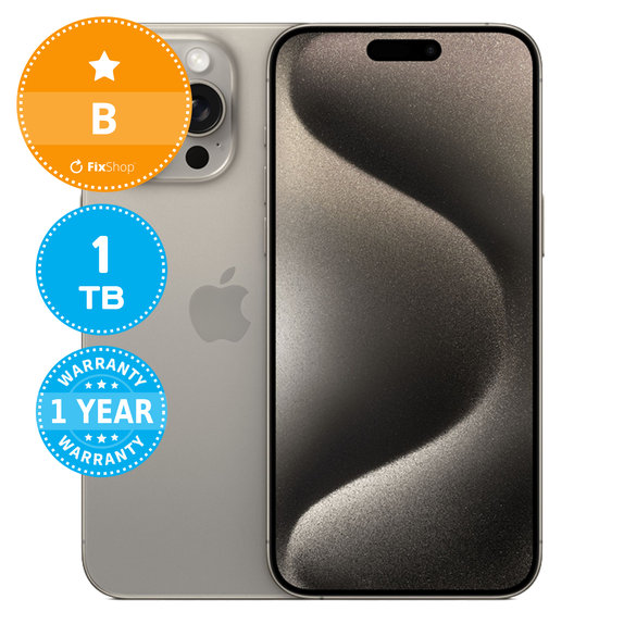Apple iPhone 15 Pro Max Natural Titanium 1TB B Obnovljeno