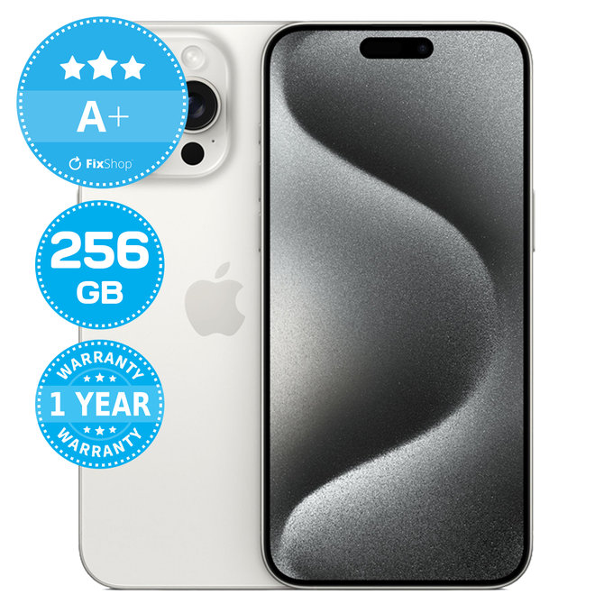 Apple iPhone 15 Pro Max White Titanium 256GB A+ Obnovljeno