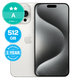Apple iPhone 15 Pro Max White Titanium 512GB A Obnovljeno