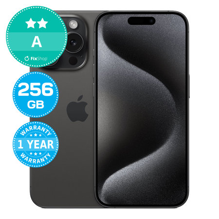Apple iPhone 15 Pro Black Titanium 256GB A Obnovljeno