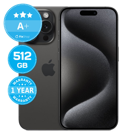Apple iPhone 15 Pro Black Titanium 512GB A+ Obnovljeno