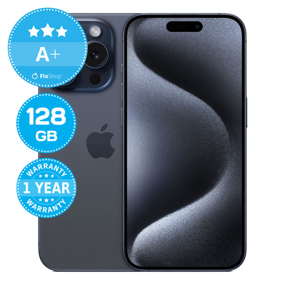 Apple iPhone 15 Pro Blue Titanium 128GB A+ Obnovljeno