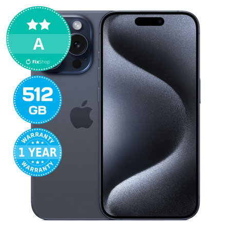Apple iPhone 15 Pro Blue Titanium 512GB A Obnovljeno