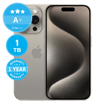 Apple iPhone 15 Pro Natural Titanium 1TB A+ Obnovljeno