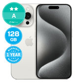 Apple iPhone 15 Pro White Titanium 128GB A Obnovljeno