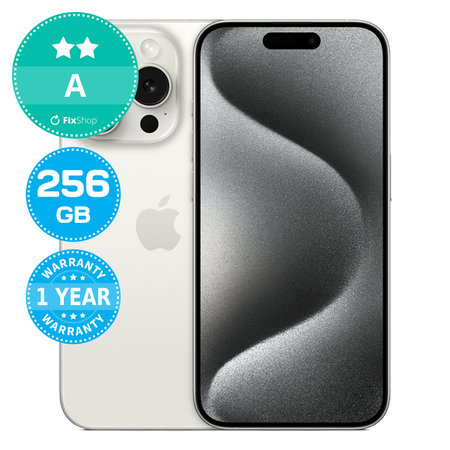 Apple iPhone 15 Pro White Titanium 256GB A Obnovljeno