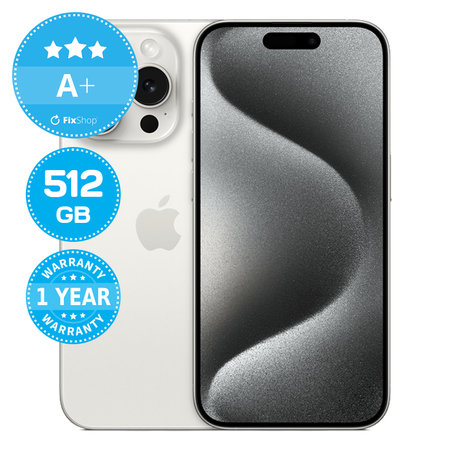 Apple iPhone 15 Pro White Titanium 512GB A+ Obnovljeno