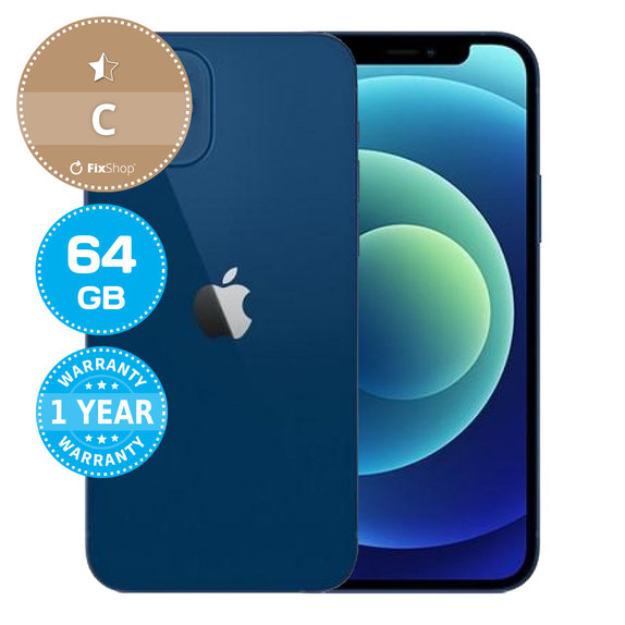 Apple iPhone 12 Blue 64GB C Obnovljeno