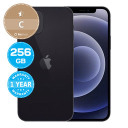Apple iPhone 12 Black 256GB C Obnovljeno