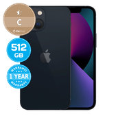 Apple iPhone 13 Mini Midnight 512GB C Obnovljeno