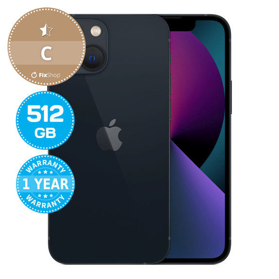 Apple iPhone 13 Mini Midnight 512GB C Obnovljeno