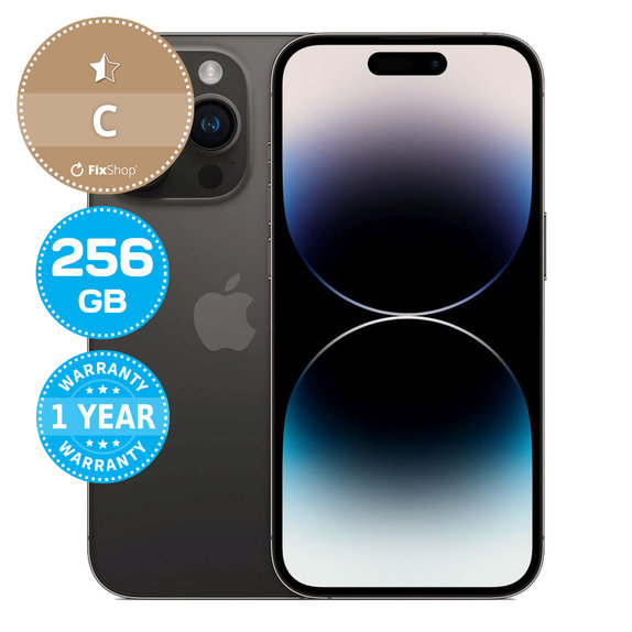 Apple iPhone 14 Pro Space Black 256GB C Obnovljeno