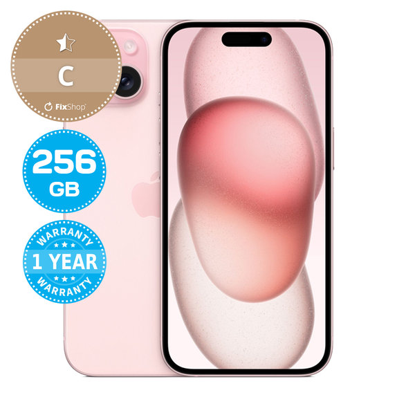 Apple iPhone 15 Pink 256GB C Obnovljeno