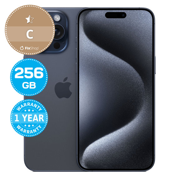 Apple iPhone 15 Pro Max Blue Titanium 256GB C Obnovljeno