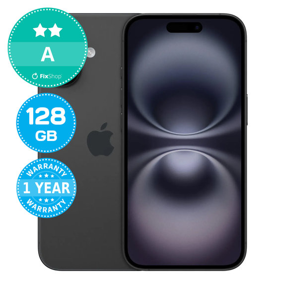 Apple iPhone 16 Black 128GB A Obnovljeno