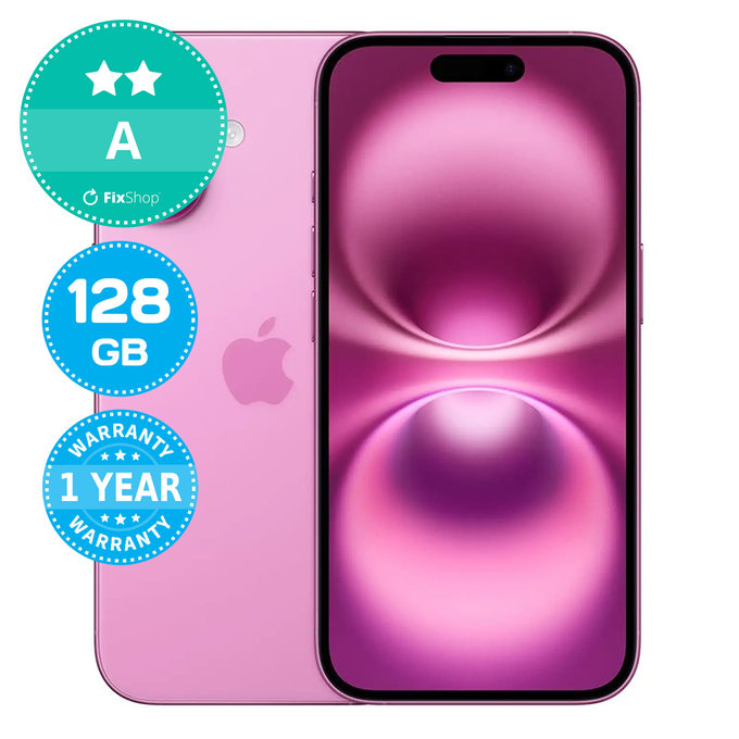Apple iPhone 16 Pink 128GB A Obnovljeno