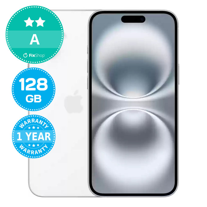 Apple iPhone 16 Plus White 128GB A Obnovljeno