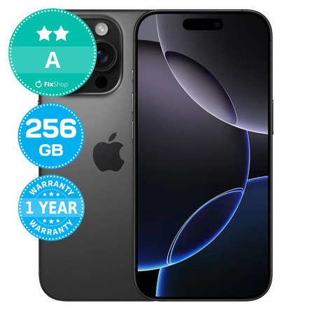 Apple iPhone 16 Pro Black Titanium 256GB A Obnovljeno