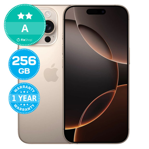 Apple iPhone 16 Pro Desert Titanium 256GB A Obnovljeno