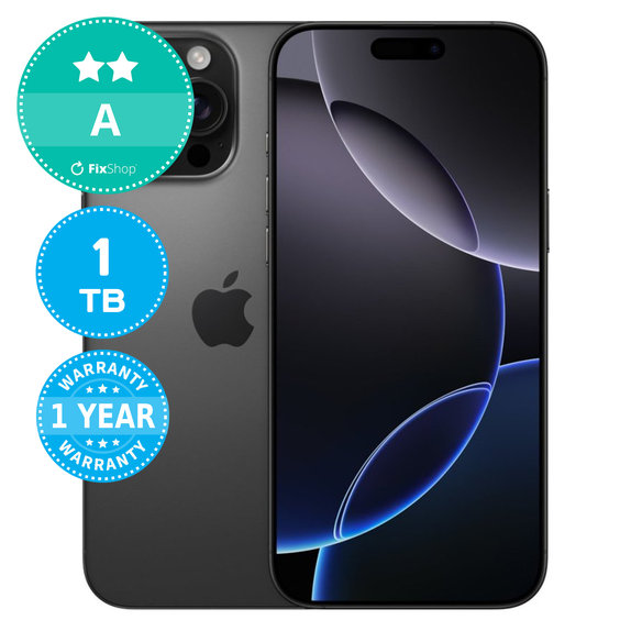 Apple iPhone 16 Pro Max Black Titanium 1TB A Obnovljeno