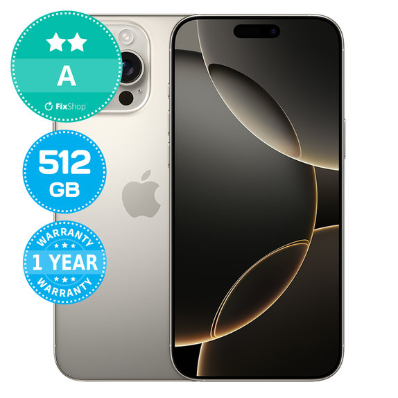 Apple iPhone 16 Pro Max Natural Titanium 512GB A Obnovljeno