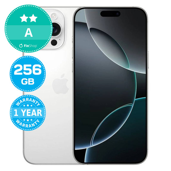 Apple iPhone 16 Pro Max White Titanium 256GB A Obnovljeno