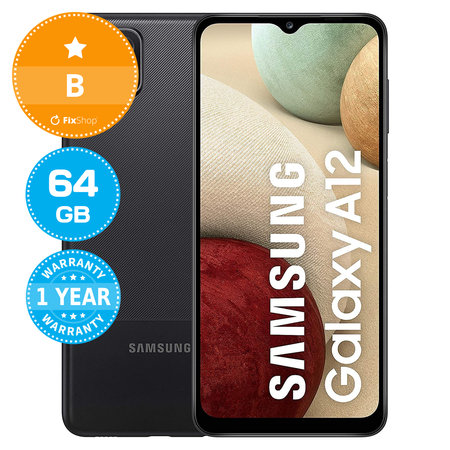 Samsung Galaxy A12 A127F Black 64GB B Obnovljeno