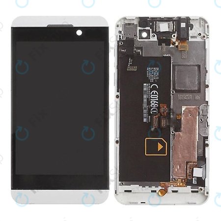 Blackberry Z10 - LCD zaslon + zaslon osjetljiv na dodir + okvir 4G (bijeli)