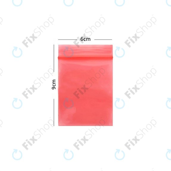 ESD Antistatička Vrećica sa Zatvaračem (Red) - 6x9cm 100kom.