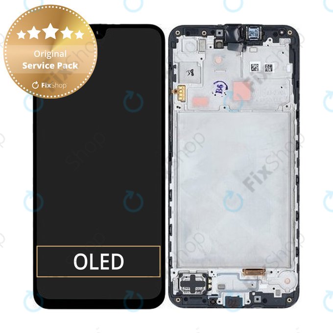 Samsung Galaxy A16 5G - LCD zaslon + zaslon osjetljiv na dodir + okvir (Blue Black) - GH82-36143A Genuine Service Pack