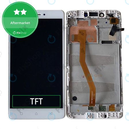 Lenovo K6 Note K53a48 - LCD zaslon + zaslon osjetljiv na dodir + okvir (White) TFT