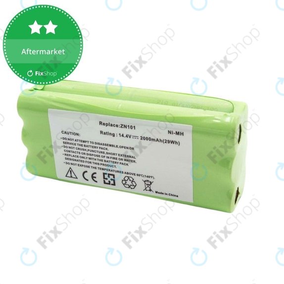 Ecovacs Dibea ZN101, K6, L6, Dirt Devil - Baterija 0606004 Ni-MH 14.4V 2000mAh