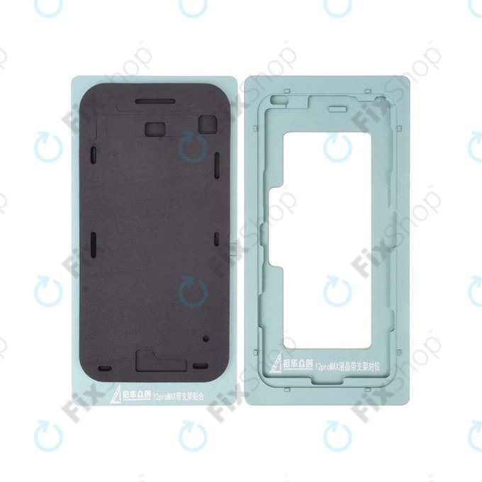 XHZC - Zarovnavajući Oblik za Laminaciju Ekrana s Okvirom za Apple iPhone 12 Pro Max