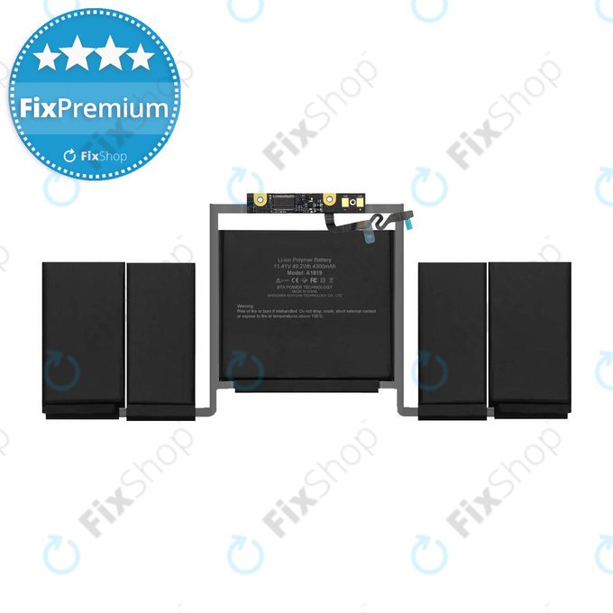 Apple MacBook Pro 13" A1706 (početak 2016. - Kraj 2017.) - Baterija A1819 4320 mAh FixPremium