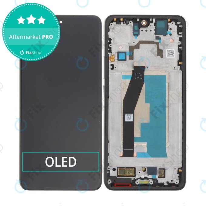 Xiaomi 14T 2406APNFAG - LCD zaslon + zaslon osjetljiv na dodir + okvir (Titan Black) OLED