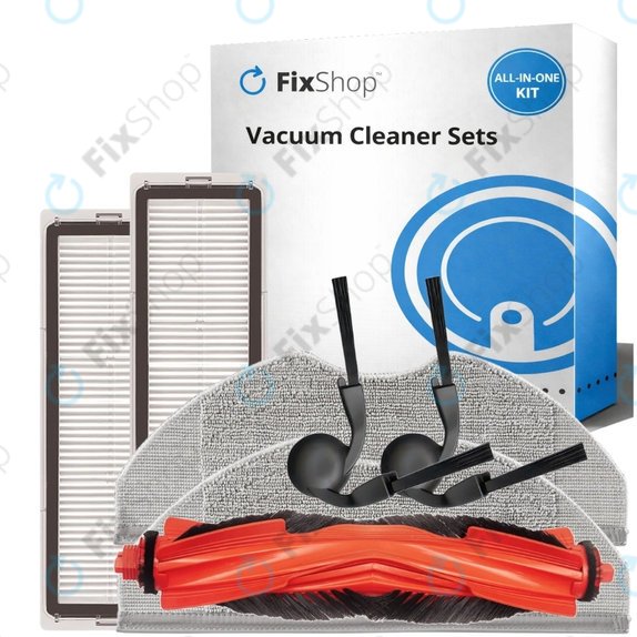 Set rezervnih dijelova za Xiaomi Robot Vacuum S40 (1x Glavna četka, 2x Filter, 2x Bočna četka, 2x Krpa za brisanje)
