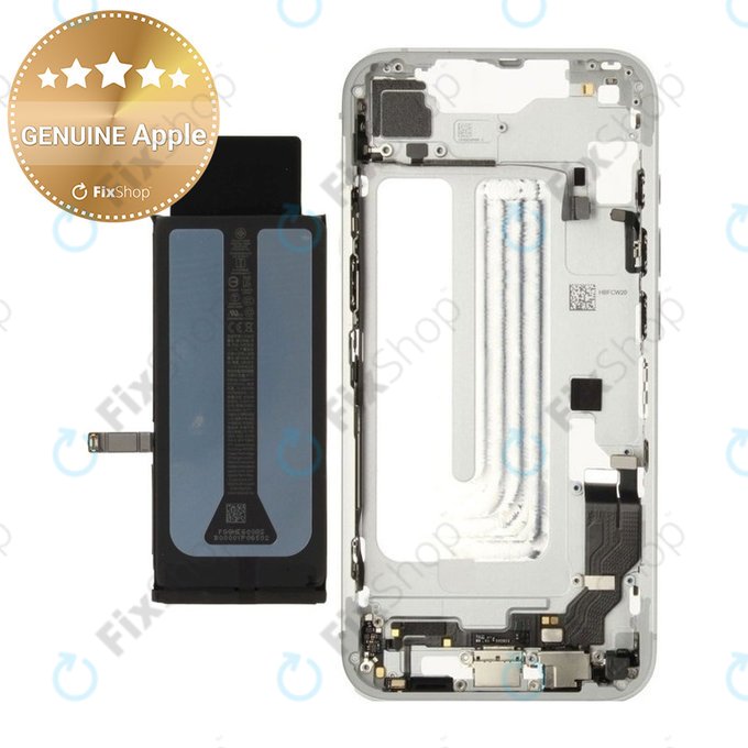 Srednji okvir s baterijom za iPhone 16e | White | ZD076-00698 | Genuine Apple