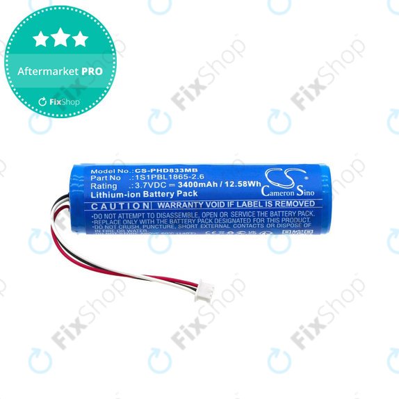 Baterija za Philips Avent SCD833, Avent SCD835, Avent SCD841, Avent SCD831, 3400mAh, Li-ion, 3.7V, 1S1PBL1865-2.6, HQ