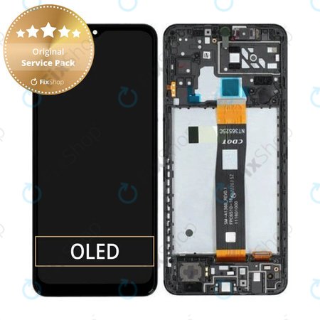 Samsung Galaxy A04S A047F - LCD zaslon + zaslon osjetljiv na dodir + okvir (crni) - GH82-29805A Originalni servisni paket