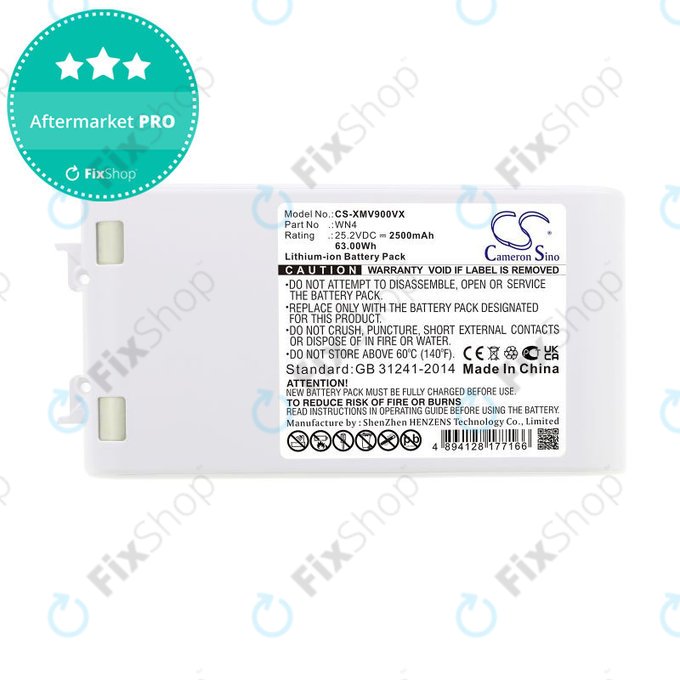 Baterija za Xiaomi Dreame V10, V9, V8, XR, 2500mAh, Li-Ion, 25.2V, WN4, HQ