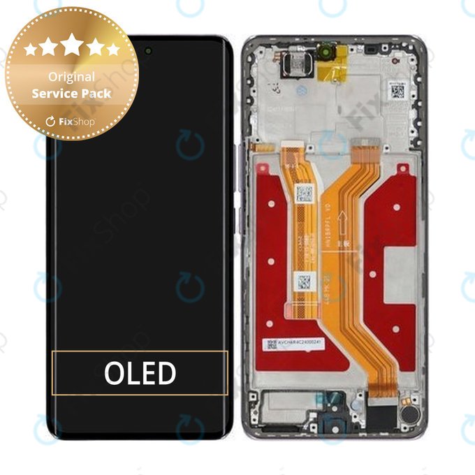 Honor Magic7 Lite - LCD zaslon + zaslon osjetljiv na dodir + okvir (Titanium Purple) - 0235AMMP Genuine Service Pack