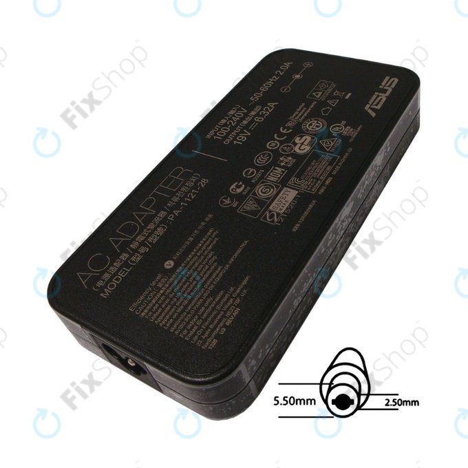 Punjač adapter za Asus, B04G266006100, 120W, 19V, Genuine Service Pack