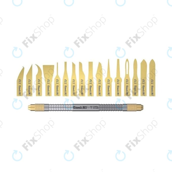 QianLi ToolPlus 011 - Ručno polirane oštrice s drškom 16u1