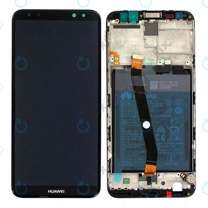 Huawei Mate 10 Lite RNE-L21 - LCD zaslon + zaslon osjetljiv na dodir + okvir + baterija (Graphite Black) - 02351QCY, 02351PYX Genuine Service Pack