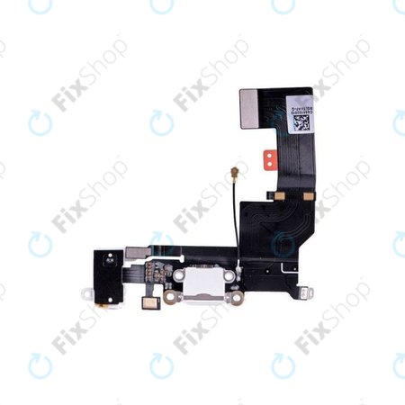 Apple iPhone SE - Konektor za punjenje + fleksibilni kabel (bijeli)