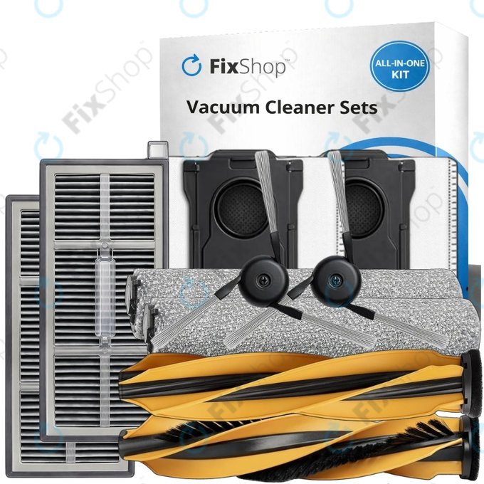 Set rezervnih dijelova za Mova Z60 Ultra Roller (1 par glavnih četki, 2x Filter, 2x Bočna četka, 2x Krpa za brisanje, 2x Vrećica za prašinu)