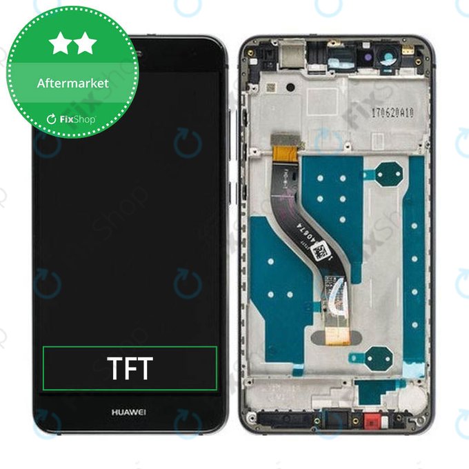 Huawei P10 Lite - LCD zaslon + zaslon osjetljiv na dodir + okvir (Graphite Black) TFT